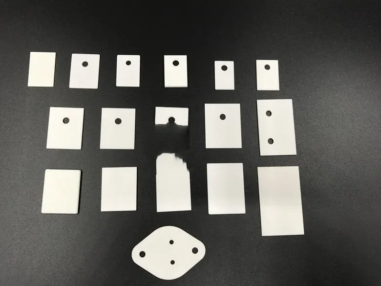 10 قطعة To-247 الألومينا لوح من السيراميك ورق عزل حراري Mos الترانزستور Igbt عالية الطاقة تبديد الحرارة طوقا 20*25