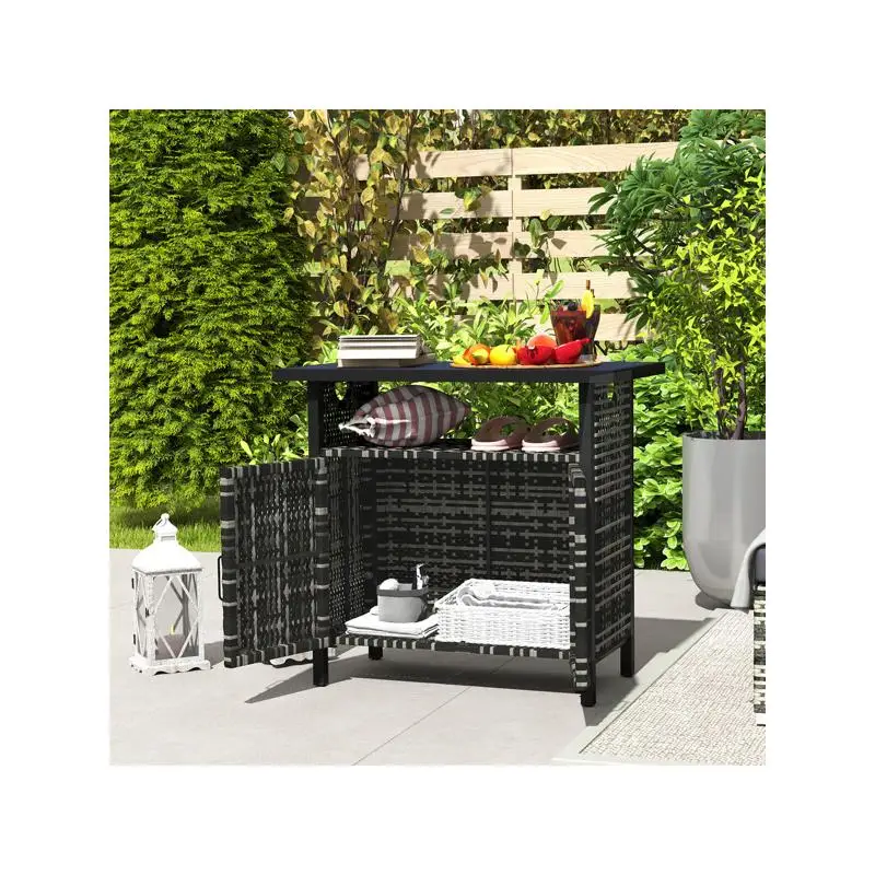 

Шкаф для хранения из ротанга с запираемыми функциями — стильное решение для организации домашнего и офисного использования, прочный и шикарный дизайн,