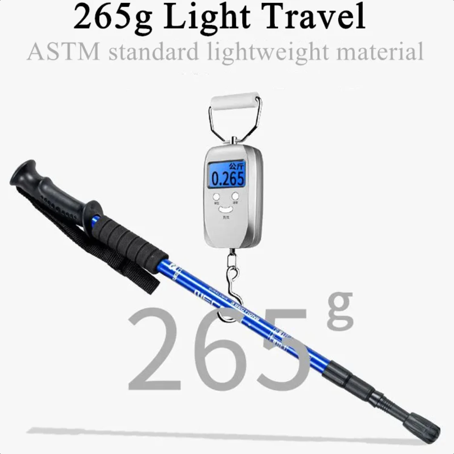 Aluminium Alloy Trekking Poles Ultralight Adjustable  slip Nordic Walking Sticks Adult Hiking Canes Telescopic Alpenstocks Stick