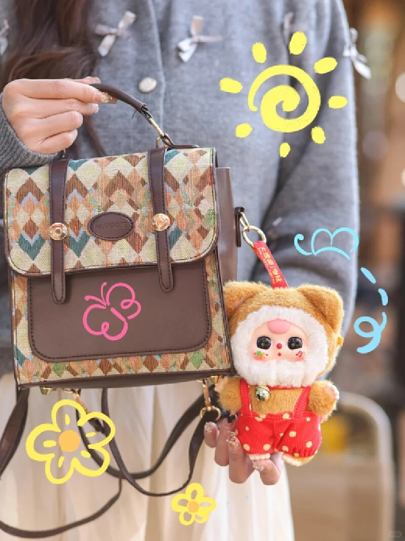 

Genuine Baby Three Cat Rich Man Series Plush Blind Box Cartoon Cute Cat Doll Trendy Bag Pendant Girl Birthday Gift Surprise Box