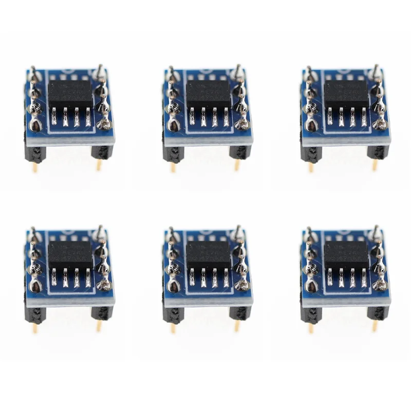 -A96Z 6 pezzi OPA627 X2 Trasforma in doppio amplificatore operazionale OPA627 Amp operazionale singolo a doppio modulo amplificatore operazionale SMD a DIP