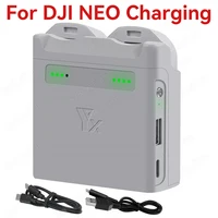 Para DJI NEO, concentrador de carga bidireccional, cargador de batería para Dron, Banco de energía de mayordomo, carga de 2 baterías para accesorios para Dron DJI NEO