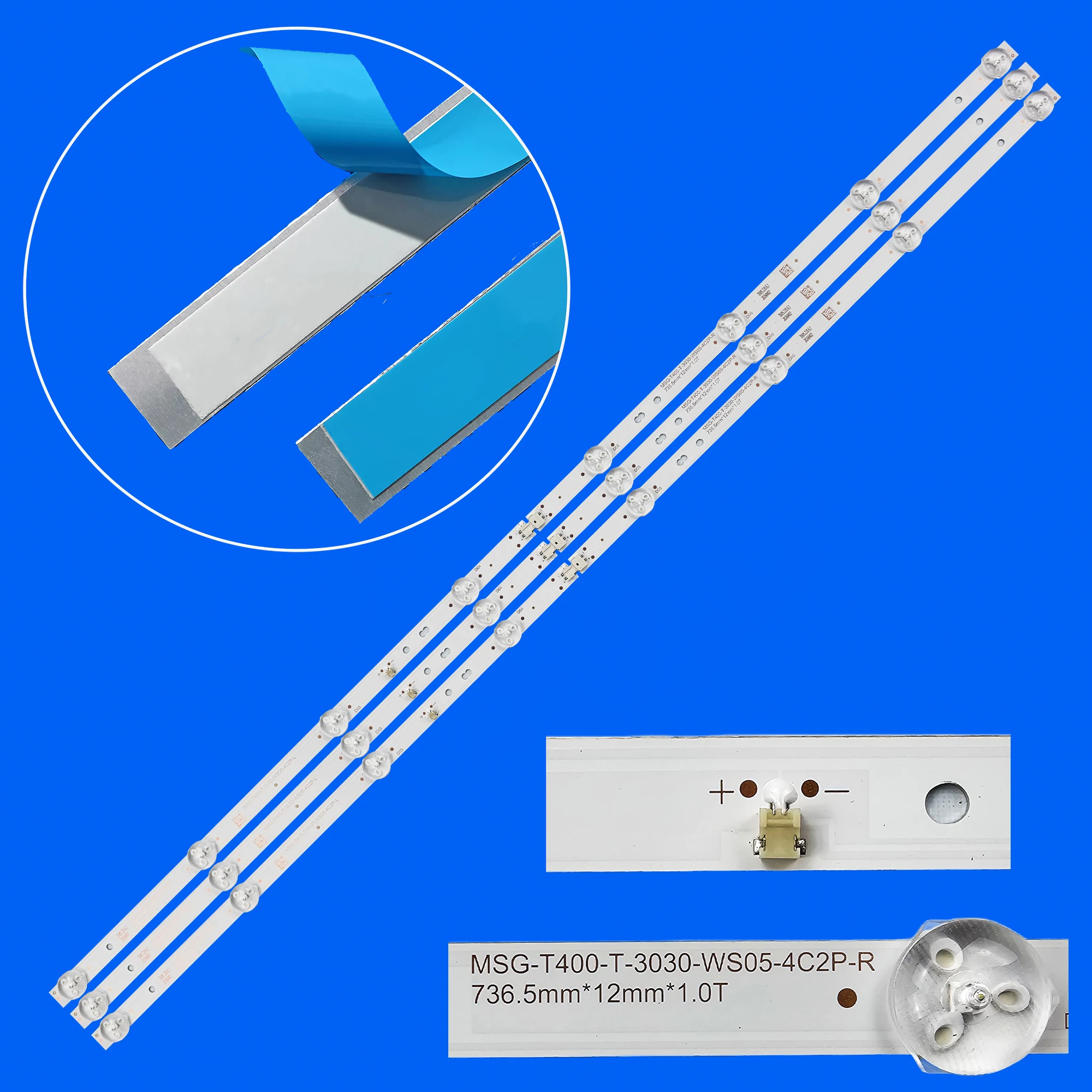 

Комплект светодиодной подсветки 1/5/10 шт. для F40H8000E DM-LED40SBB31 DM-LED40SBB33 40LЕМ-1046/FТS2С 40FEN1 40FЕN2 TDTV40BS04F 40PL11TC-SM