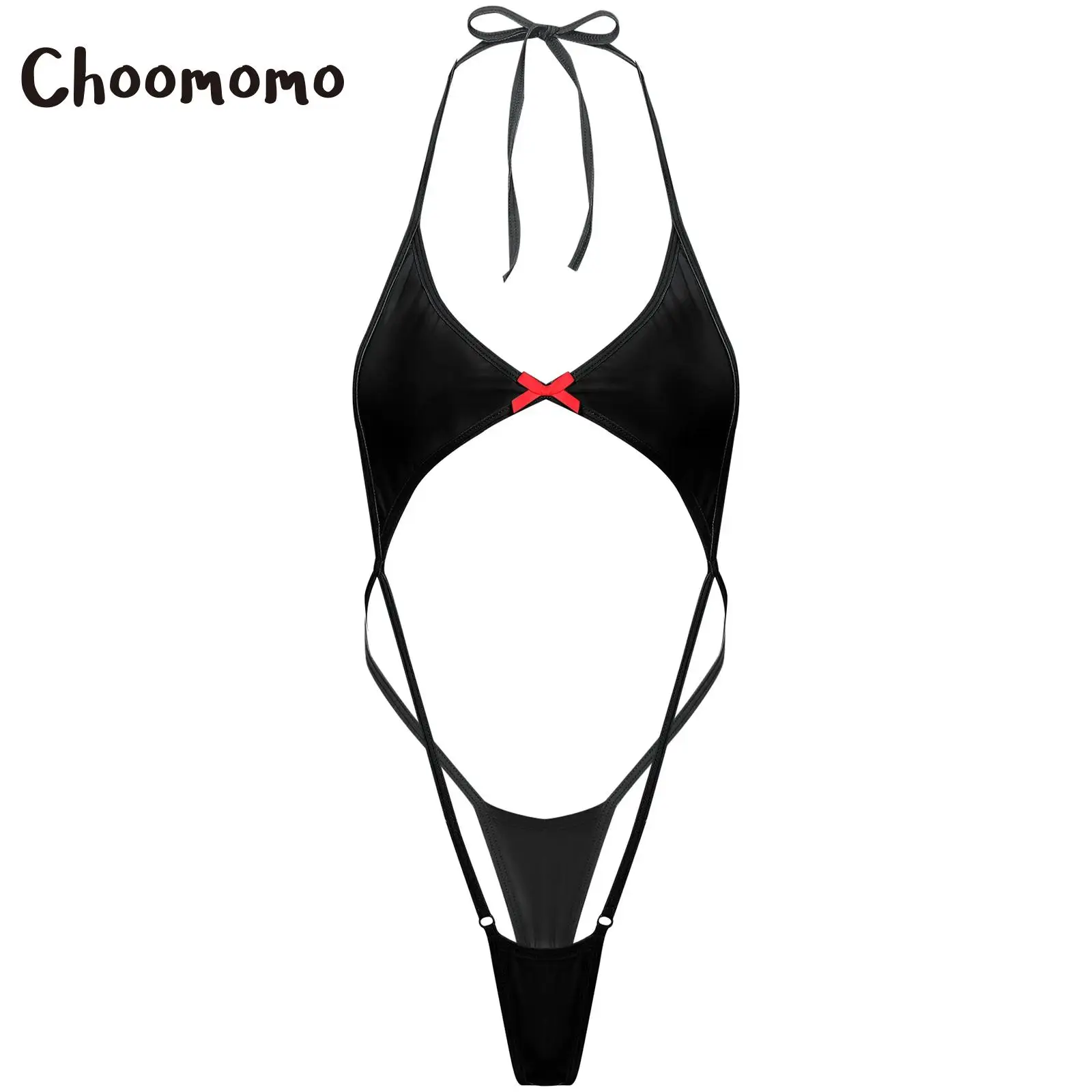 

Womens Extreme Micro One Piece Swimsuit High Cut Cheeky Thong Leotard Bodysuit Teddy Lingerie Monokini Backless Bathing Suit