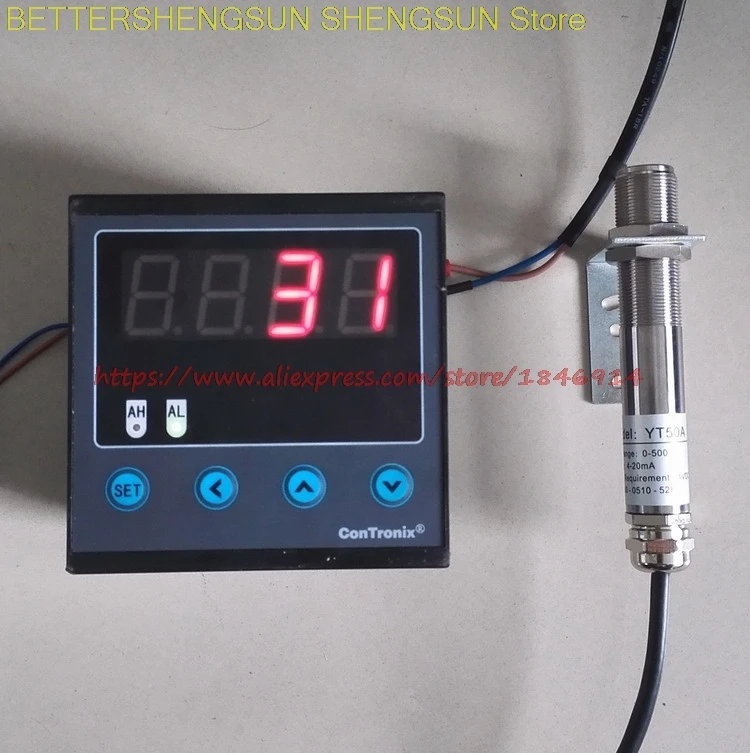 

On-line infrared temperature measuring instrument Industrial temperature sensor Transmitter Probe temperature controller