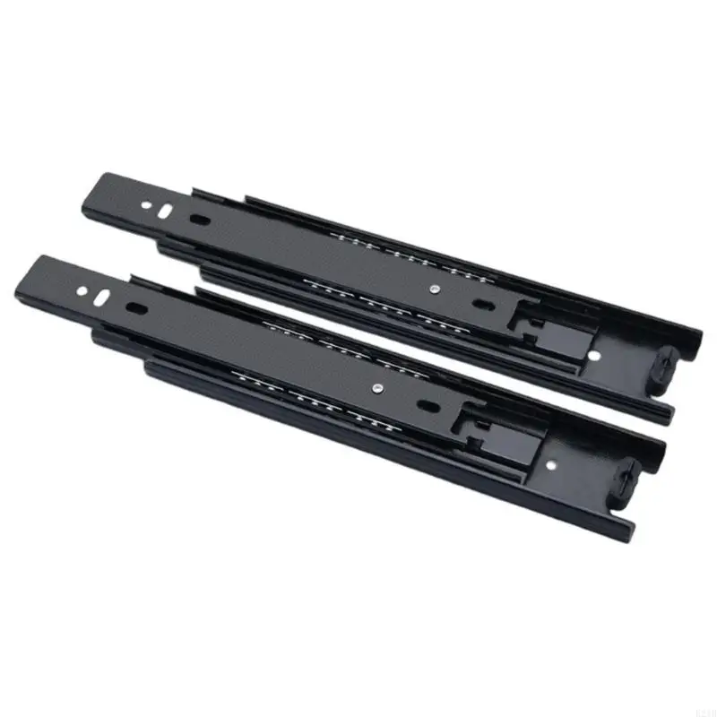 1Pair Drawer Track Dresser Drawer Slides Cold Rolled Steel Drawer Slides