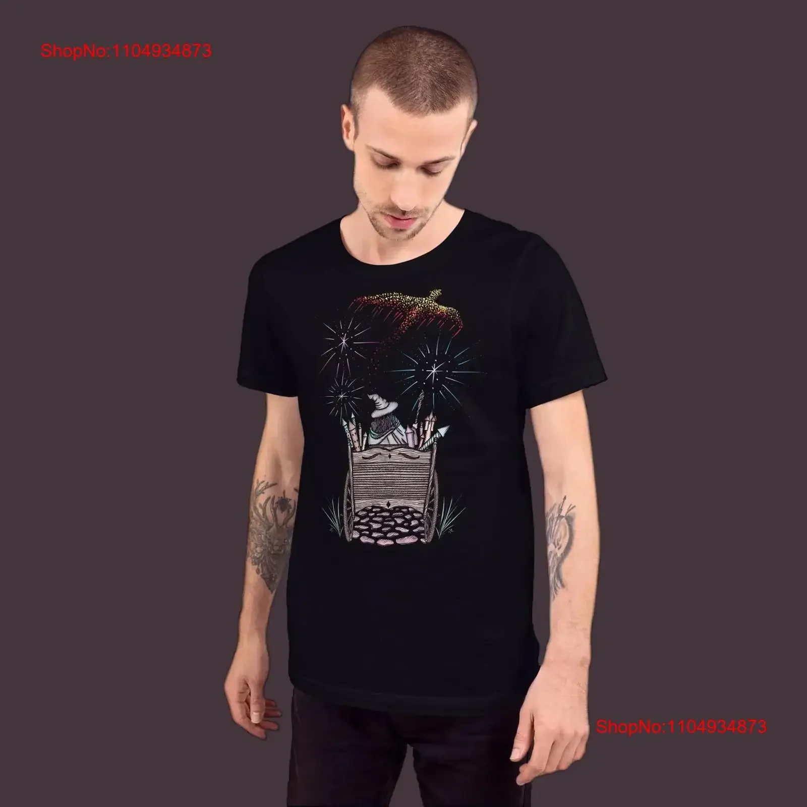 الساحر الرمادي وله F i r e w o k s الكلاسيكية تي شيرت خمر غسلها مريحة امتدت رداء علوي غير رسمي للارتداء اليومي #1