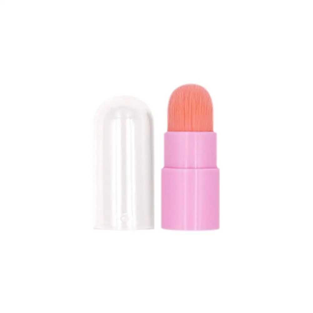 Angulado Silicone Lip Brush, corretivo maquiagem ferramenta, batom redondo, portátil, macio, Q Fingertips, G9x9