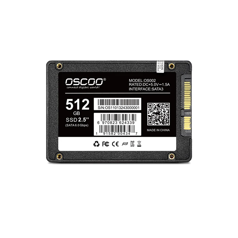 OSCOO SSD заводская оптовая цена 120 ГБ 240 ГБ 512 ГБ жесткий диск 2,5 дюйма SATA3 SSD 3D TLC NAND твердотельный накопитель для настольного ноутбука