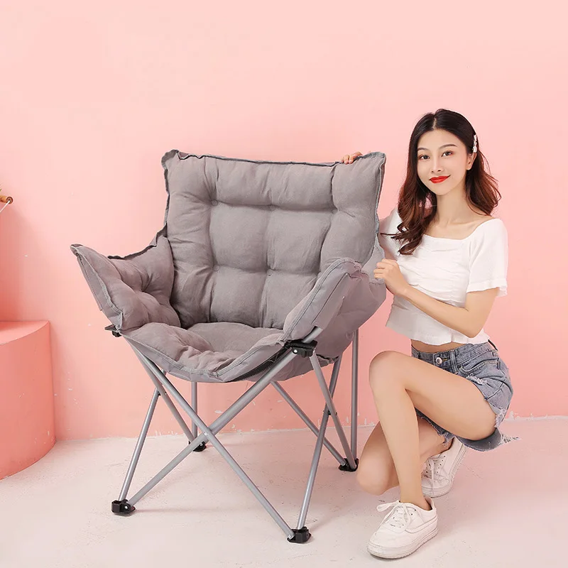 NEW Modern minimalist medium folding lazy sofa chair balcony room single leisure computer chair backrest reclining chair