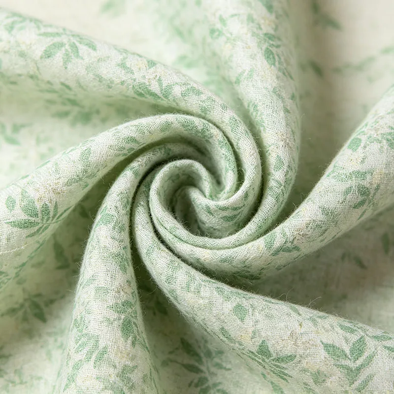 Ramie Fabric, Washed Thickened High Density Twill, Good Drape Skin Friendly Anti Pilling, For Garment Curtain Pants, Wholesale H