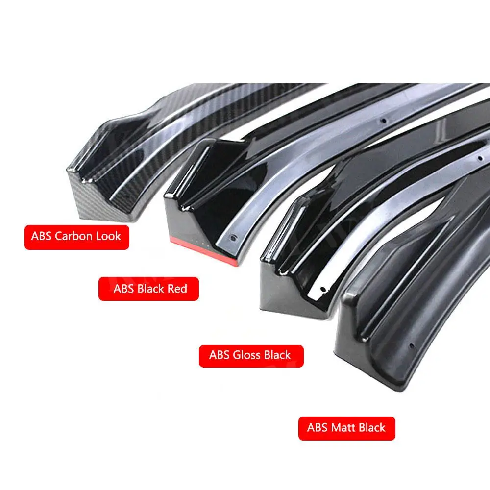 

For MAZDA 3 Axela 2014-2020 ABS Black Front Lip Spoiler Front Bumper Lip Spoiler Splitter Diffuser Cover Guard Tuning Protector