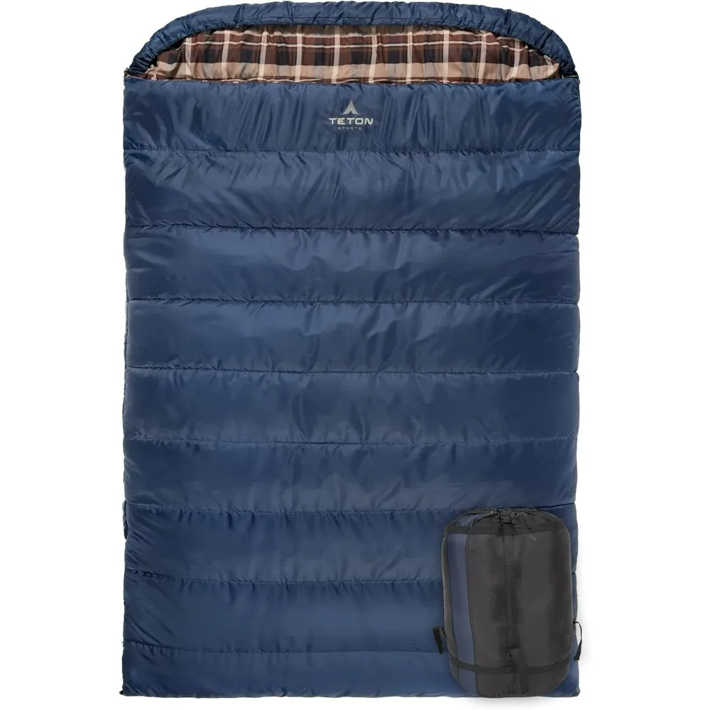 

Mammoth, 20 Degree and 0 Degree Sleeping Bags, Double Sleeping Bag, A Warm Bag the Whole Family can Enjoy