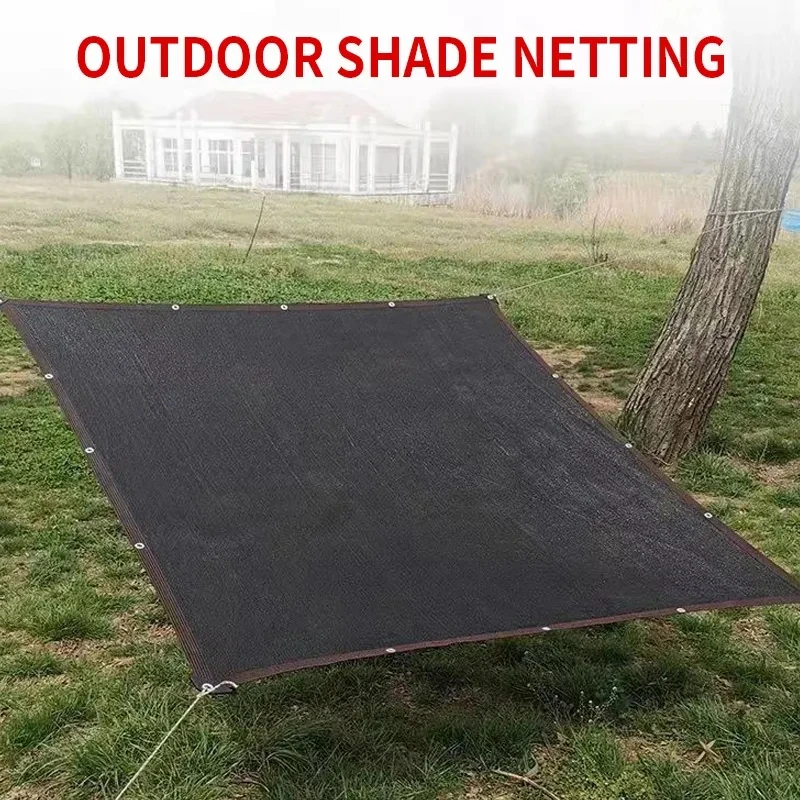 Black shading net, garden plant shading shed, greenhouse cover, pool shadow, greenhouse, 12 needle shading rate 85-90%