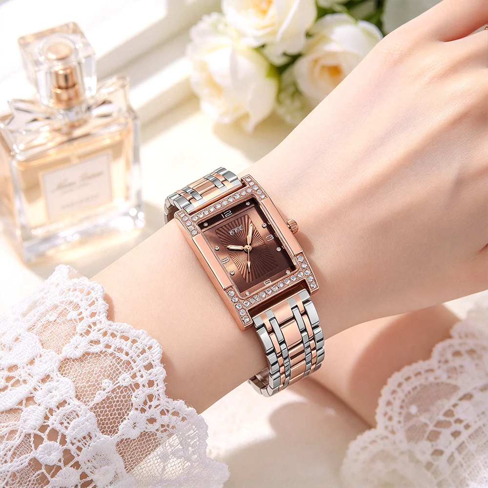 1pc Latest Fashionable and Versatile Women's Quartz Watch Christmas Valentine's Day Gift Without Gift Box