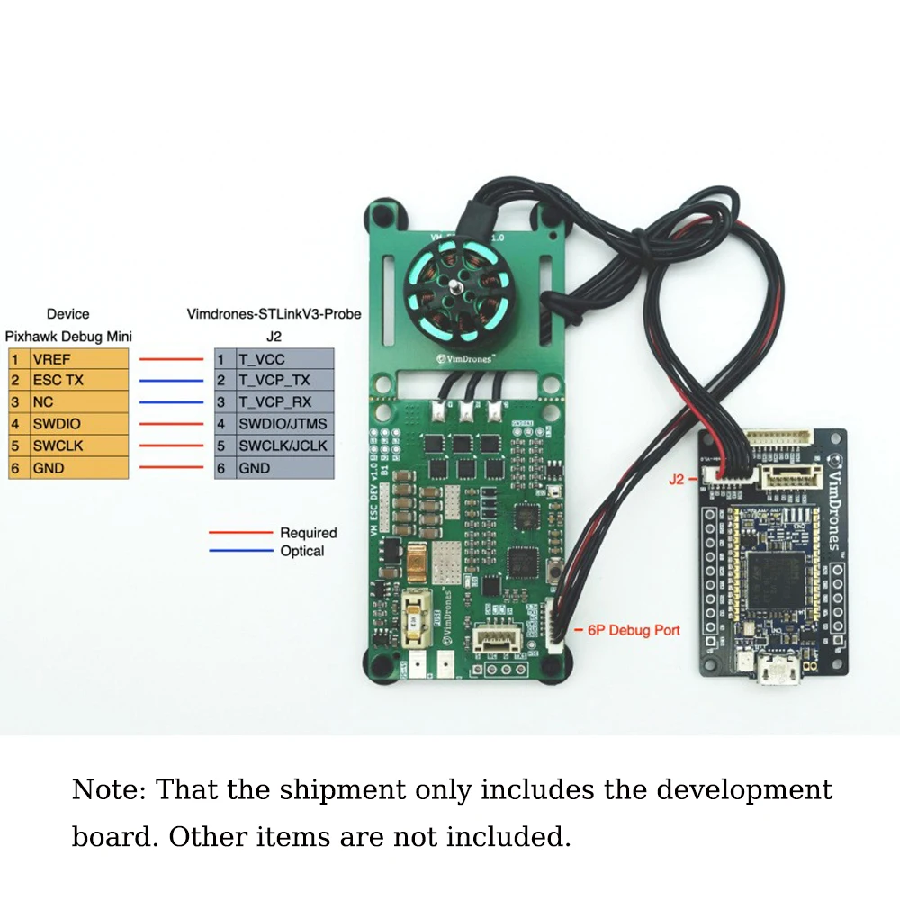 Drone Motor Drive Development Board Equipped 1404 4300KV Brushless Motor STM32 Chip CAN Bus Transceiver Voltage Current Sampling