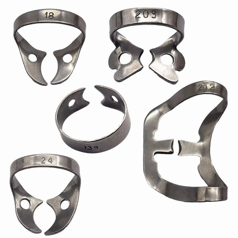 

1Pc Dental Rubber Dam Clamps Stainless Steel Endodontic Restorative Barrier Clamps Frame Holder Punch Hole Positioning Board