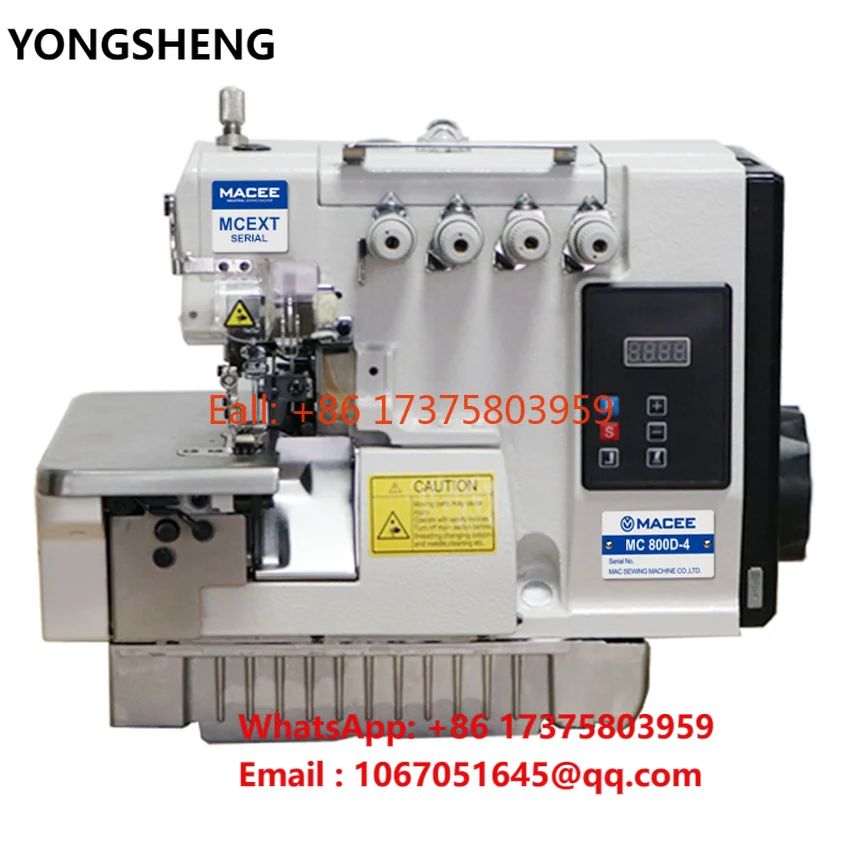 MC 800D-4 Computerized 4 Thread Direct Drive Overlock Sewing Machine