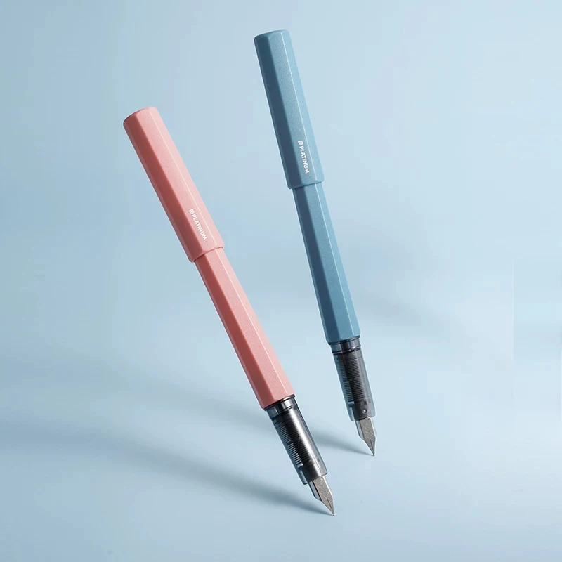 

Platinum PQ-200 Little Meteor Fountain Pen Macaron Color Student Calligraphy Pen Refillable Cartridge Gift Pen
