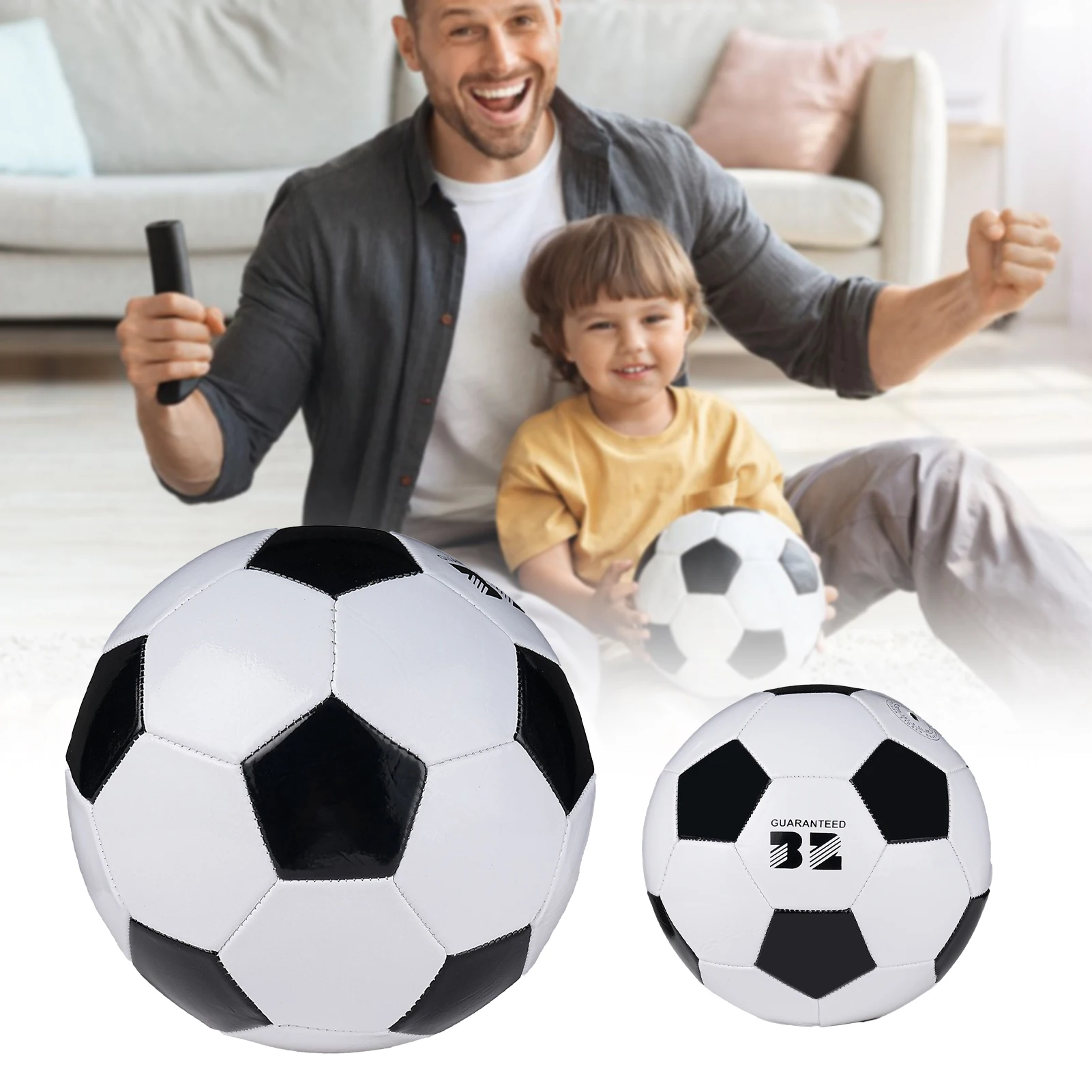 Ballon de pied sans couture étanche pour enfants, football d'entraînement, football, intérieur, extérieur, coloré, taille 2, 3, 4/5