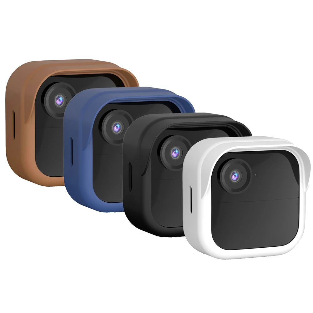 غطاء حماية لكاميرا الأمان من السيليكون، تصميم حافة كاميرا مقاومة للطقس لهاتف Blink Outdoor 4 (الجيل الرابع)