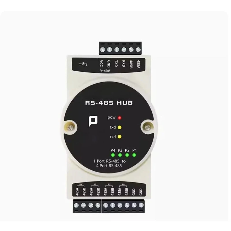 RS485-1T4 4CH Isolated RS485 Hub 1in4out Industrial Photoelectric Signal Repeater Distributor