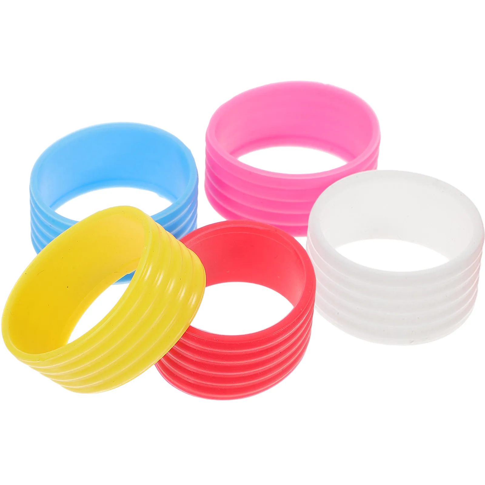 

Набор из 5 высокопроизводительных силиконовых кольцевых накладок для ракеток, впитывающих пот, для тенниса, сквоша, бадминтона, ракетбола, пиклбола, тонкие овергрипы