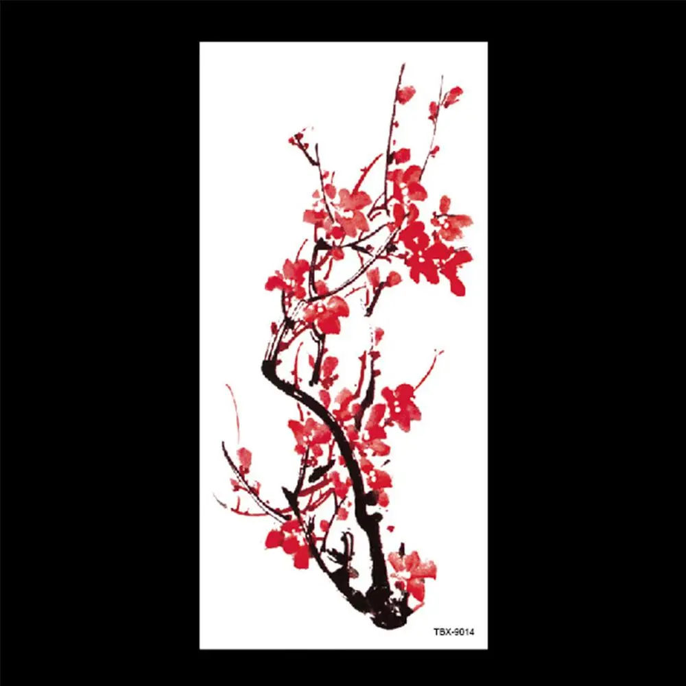 

Waterproof Beauty Fashion Girl Water Transfer Flowers Long lasting Temporary Tattoo Stickers Fake Tattoos Body Art Arm Leg Art