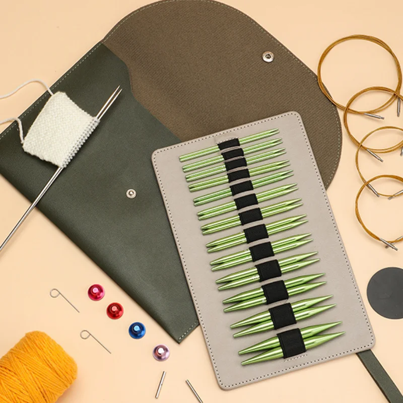 

Набор вязальных спиц: съемные круговые спицы, сменные спицы для вязания, набор для вязания крючком, различные размеры, для рукоделия