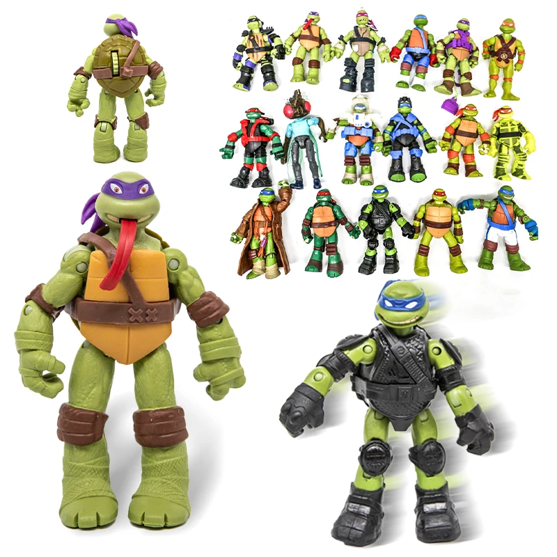 Playmates Turtles Raphael Donatello Limited Edition Action Figurine Statue Joint Movable Model Toys Gifts Collection Hobby