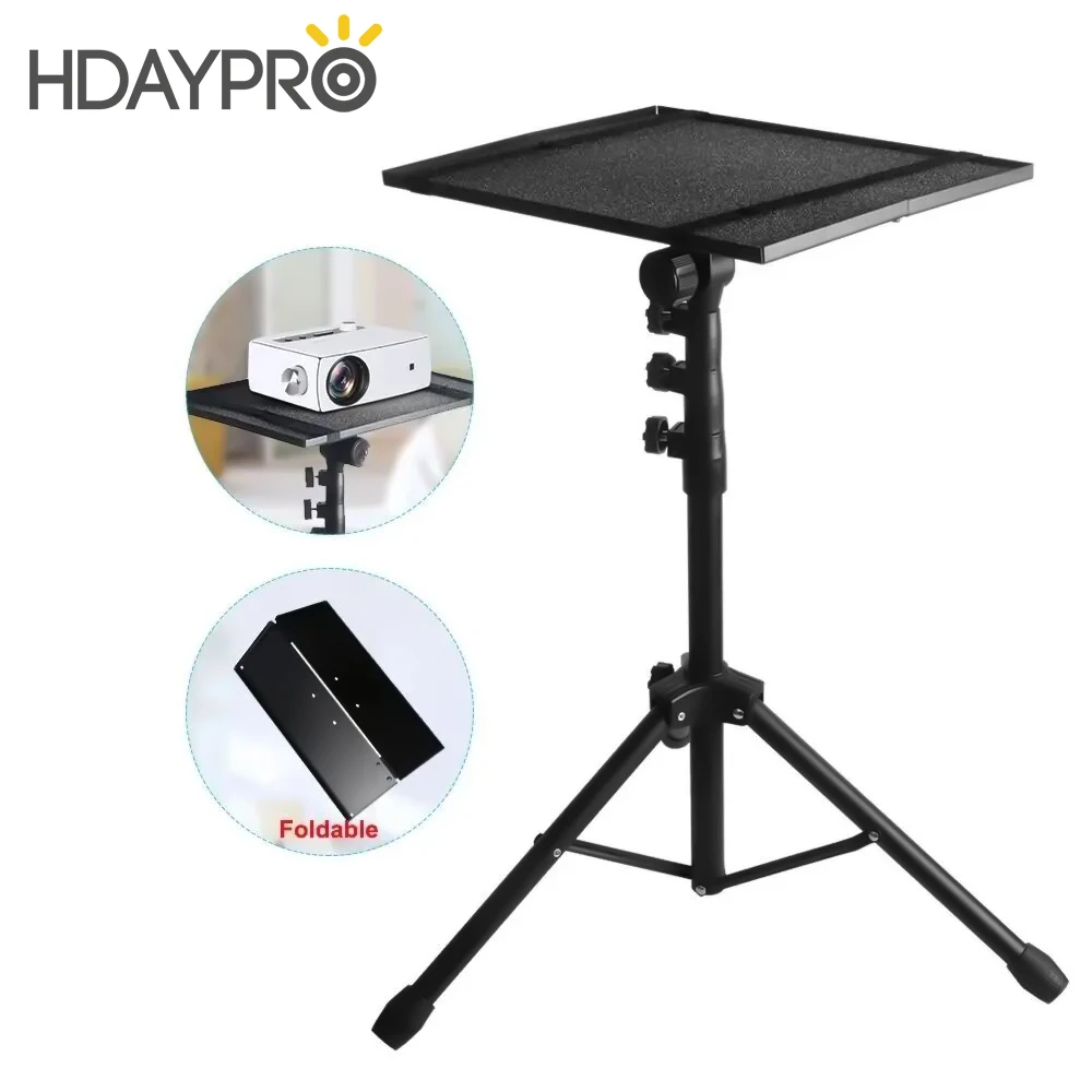 HDAYPRO 1-10KG Projector Tripod TD98 K45 Q10 TDA6 TD97 Stand Adjustable Floor Projetor Bracket Tray Portable Laptop Holder Mount