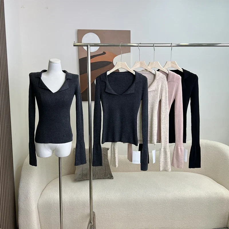 

Women'S Sweater Knitwear Women'S Long Sleeve Top Sweater Women Trends 2024 Korean Style Women'S Clothing Y2k Women'S Pullovers