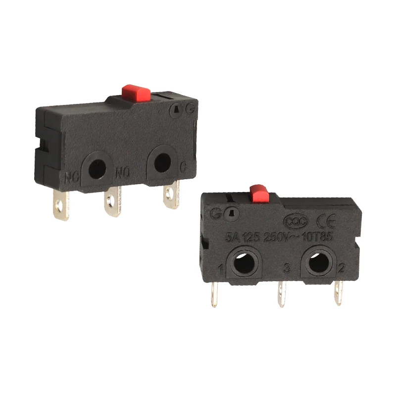 

5/10Pcs/lot Small micro limit door switch button KW11-3Z micro travel switch 5A 1250 250V~10T85 self reset 3Pin