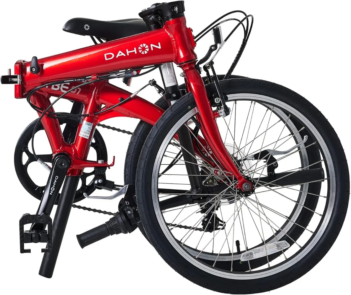 

Folding Bike, Lightweight Aluminum Frame; 7-Speed Shimano Gears; 20” Foldable Bicycle for Adults