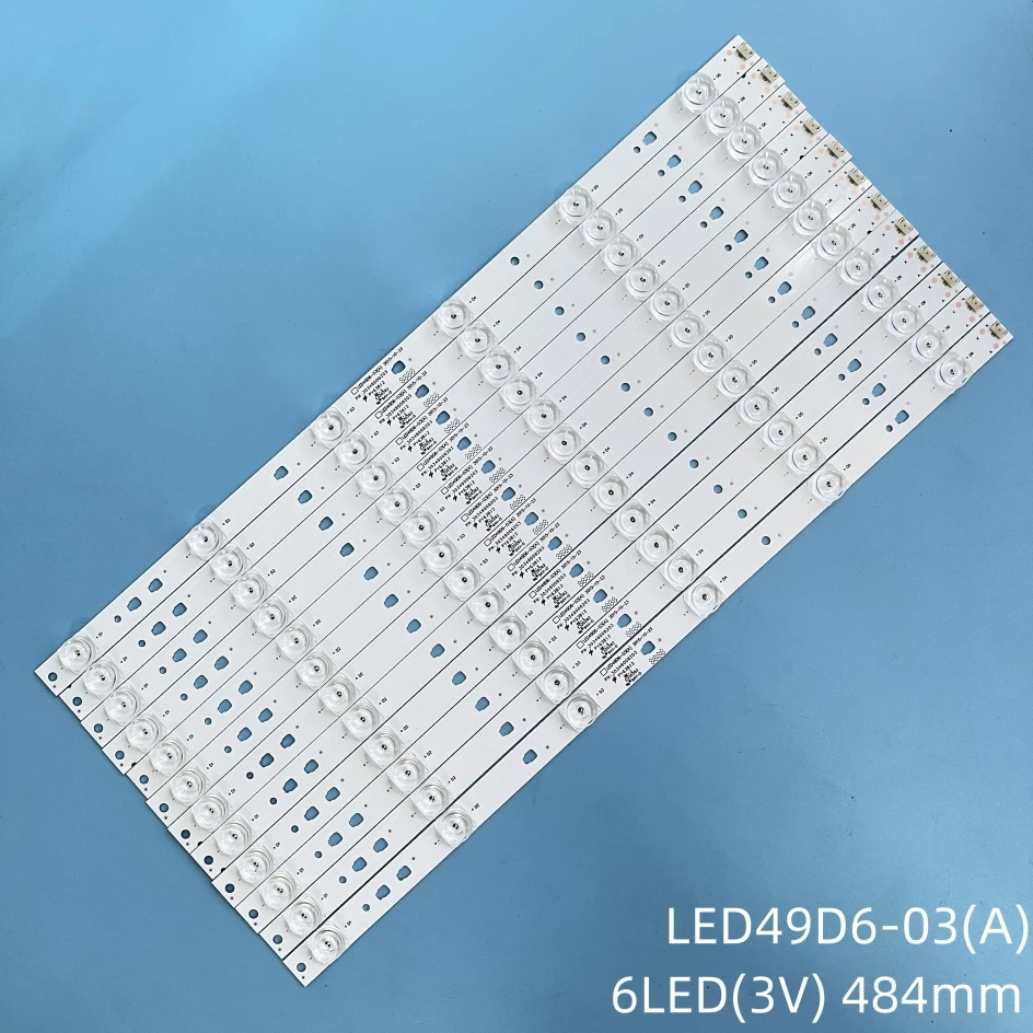 

Kit LED Backlight strip(12)for Haier FD4951A-LU G49Y LED49D6-03(A) 30349006203 LED50D6-ZC14AG-03 LE50U6500TF LS49AL72 LE48D19S