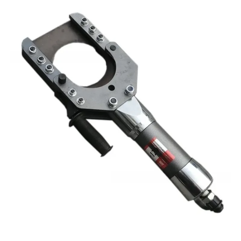 Integral hydraulic cable cutter, cable cutter