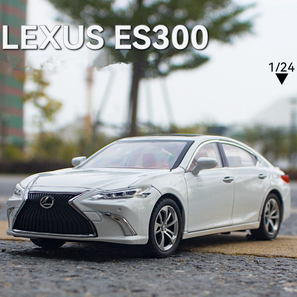 1:24 LEXUS ES300 Alloy Car Model Diecast & Toy Vehicles Metal Car Model Simulation Sound and Light Collection Toy Gift