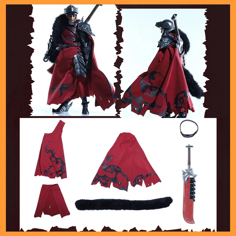 

In Stock 6.5in Four Knights Mythical Legion All Star 5 Avarone Evil Knightess Cape Weapon Accessories Set Model