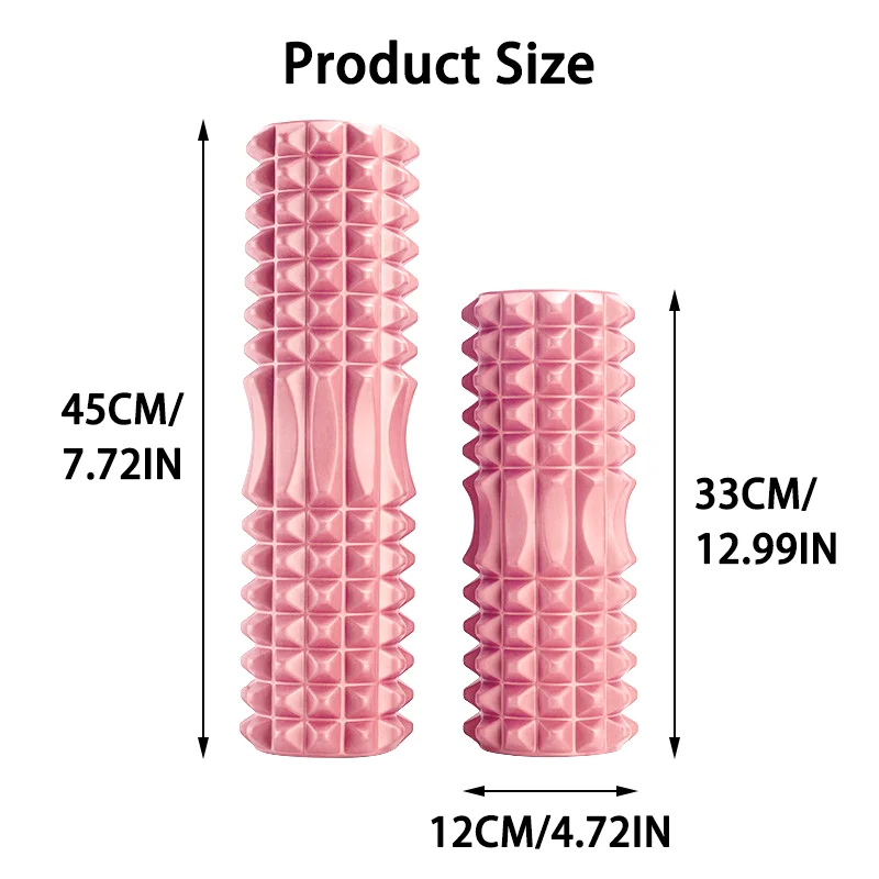 Foam Roller-for Deep Tissue Massage,Back Pain Relief Muscle Roller, Massage EVA Roller for Self Massage Exercise, Yoga, Pilates