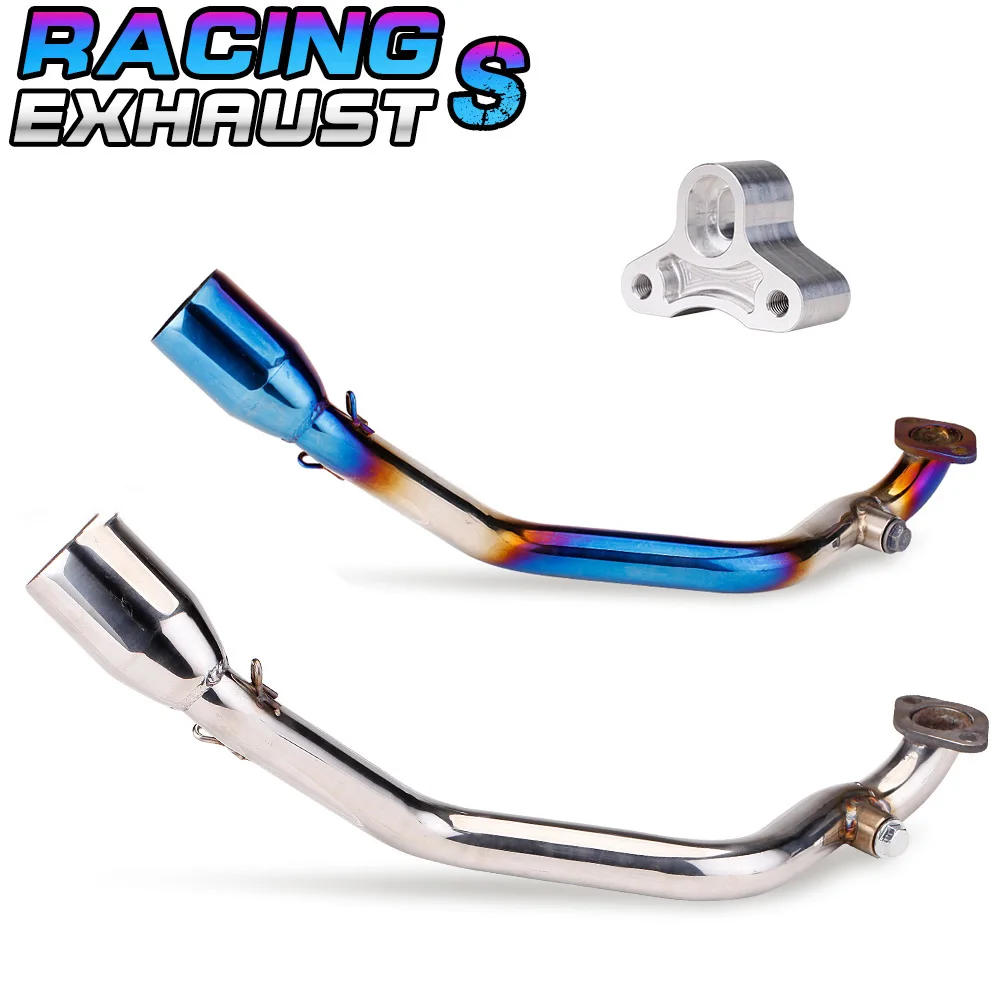 high performance exhaust pipe for Scooter sym kymco 125 Racing S 125 scooter exhaust 125cc 150cc exhaust 152qmi 157qmj engine
