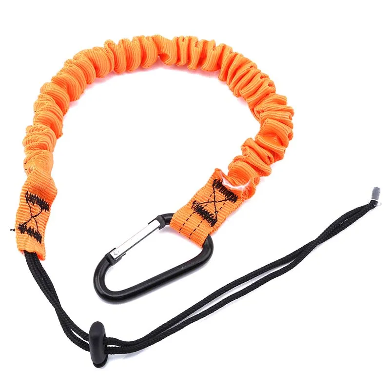 High Quality Carabiner Lanyard Retractable Safety Rope Telescopic Elastic Climbing Tool anti-fall Safety Ropes