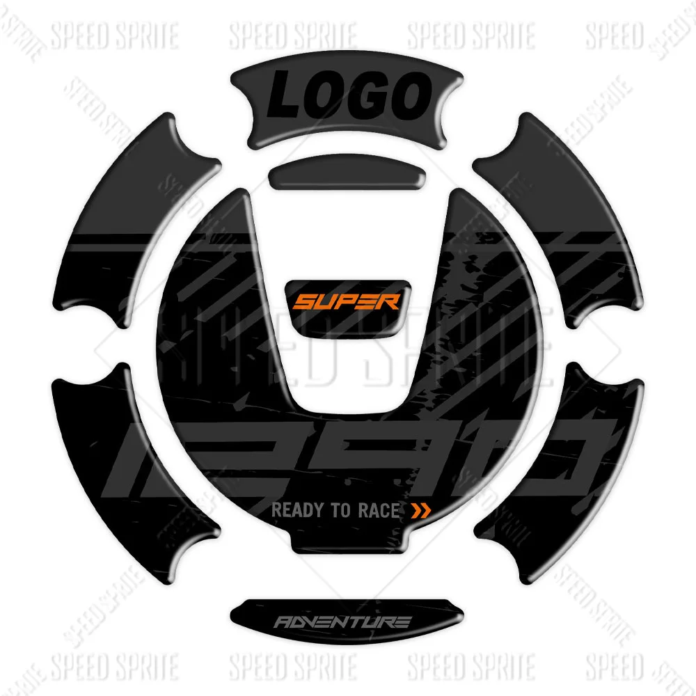 For KTM 1290 Super Duke R 2018-2023 3D Motorcycle Tank Cap Sticker Decal Gas Oil Cap Cover Protector Accessories Waterproof