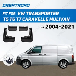 For VW Transporter T5 T6 T7 Caravelle Mulivan 2004 - 2021 Car Mudflaps Mud Flaps Splash Guards Mudguards Flap Fender Accessories