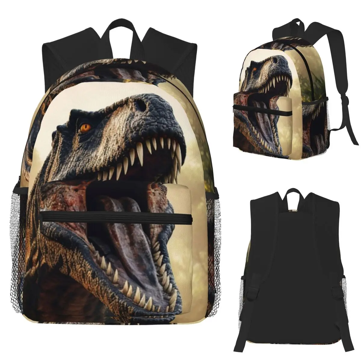 

Cartoon Popular New Jurassic World Dinosaur Student Backpack School Bag Hiking Daypack for Boys Girls Bookbag Shoulder Bags