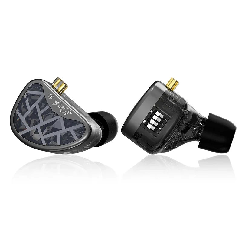 KZ AS24 PRO 24 Unit Upgraded Balanced Armature Drive Heaphones Adjustable Earbuds HIFI in Ear Gaming Monitoring Earphones