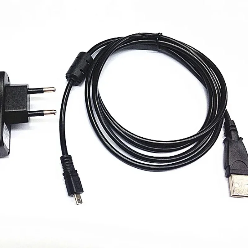 USB التيار المتناوب ومحول تيار مستمر لبطارية الكاميرا ، سلك شاحن لنيكون Coolpix P500 S2800