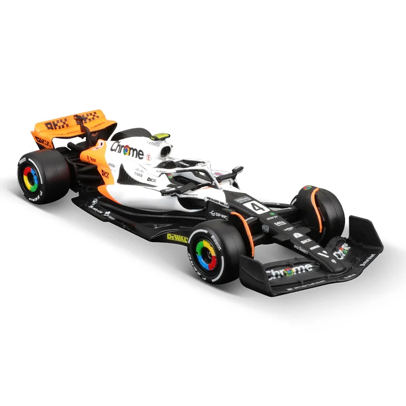 New 2024 F1 Bburago 1:43 Mclaren Mcl38 Miami Gp Monaco Gp Amg W15 F1 Alloy Miniature Diecast Model F1 Champion Mcl38 Toys Gift