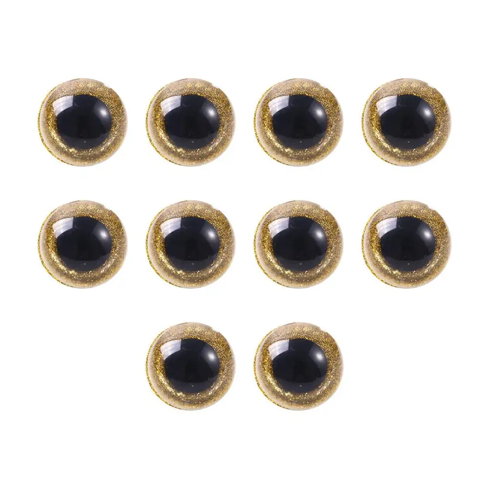 

Plastic Safety Eyes 14/16/18/20/22mm Trapezoid Doll Eyeballs 3D Doll Eyes 3D Glitter Eyes Doll Making Eyes Toys Eyes