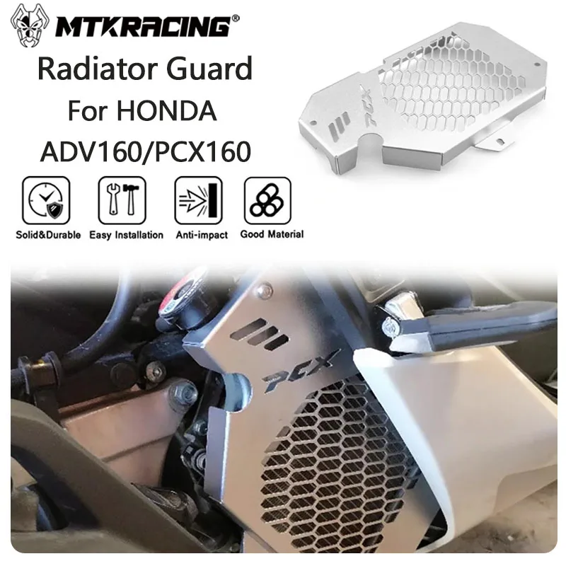 

MTKRACING Radiator Guard For HONDA PCX 160 2021-2024 ADV 160 2022-2024 Motorcycle Radiator Guard Water Tank Protection Grille