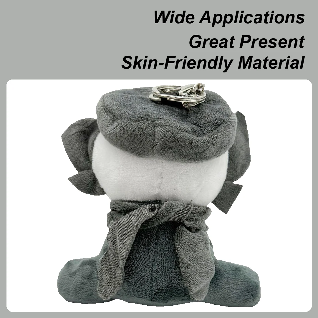 Llavero de Peluche, Figura de Juego, Colgante de Muñeco, Adorno Suave para Mochila, para Niños y Adultos, para Bolsos, Mochilas, Viajes Escolares